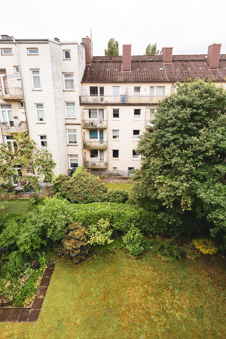 Provisionsfrei: Lichtdurchflutete 3-Zi-Endetage mit großem Südwest-Balkon | Eppendorf/Hoheluft-Ost