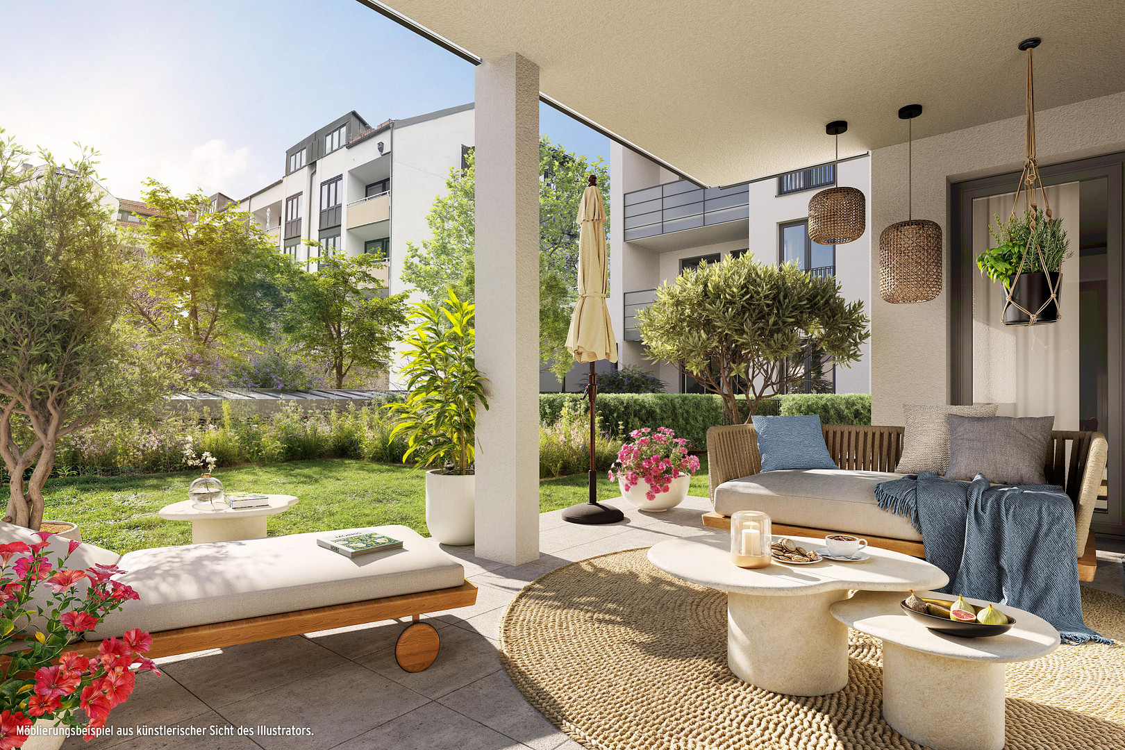 *BEZUGSFERTIG* TOP-AUSGESTATTETE 3-ZIMMER-TERRASSENWOHNUNG DIREKT AM WESTPARK
